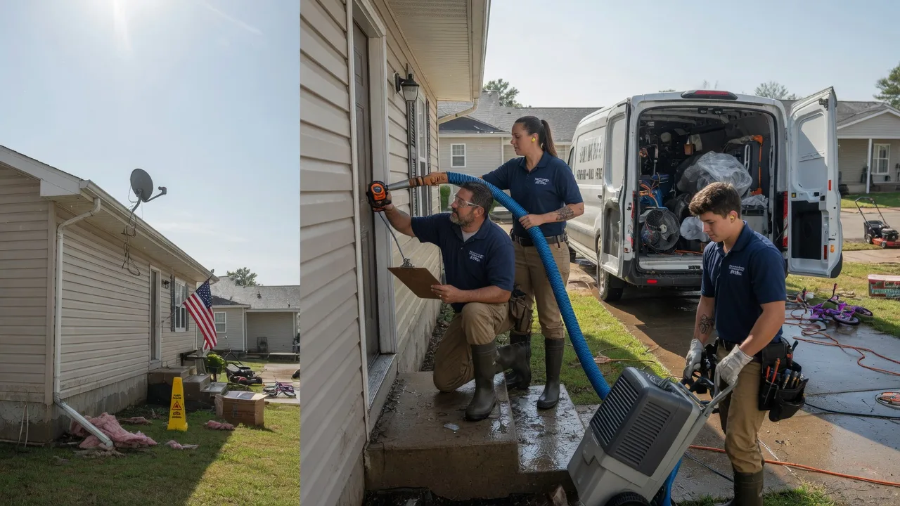 Ceiling Water Damage Restoration in Kirkland, IL near me